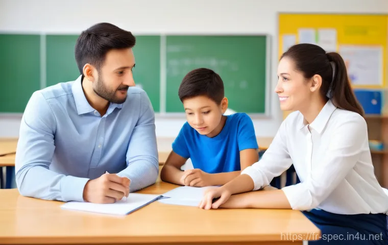 특수교육 상담 - **Prompt 1: Inclusive French Classroom Scene**
    A bright, modern French elementary school classro...